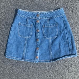 Denim skirt (brandy melville)